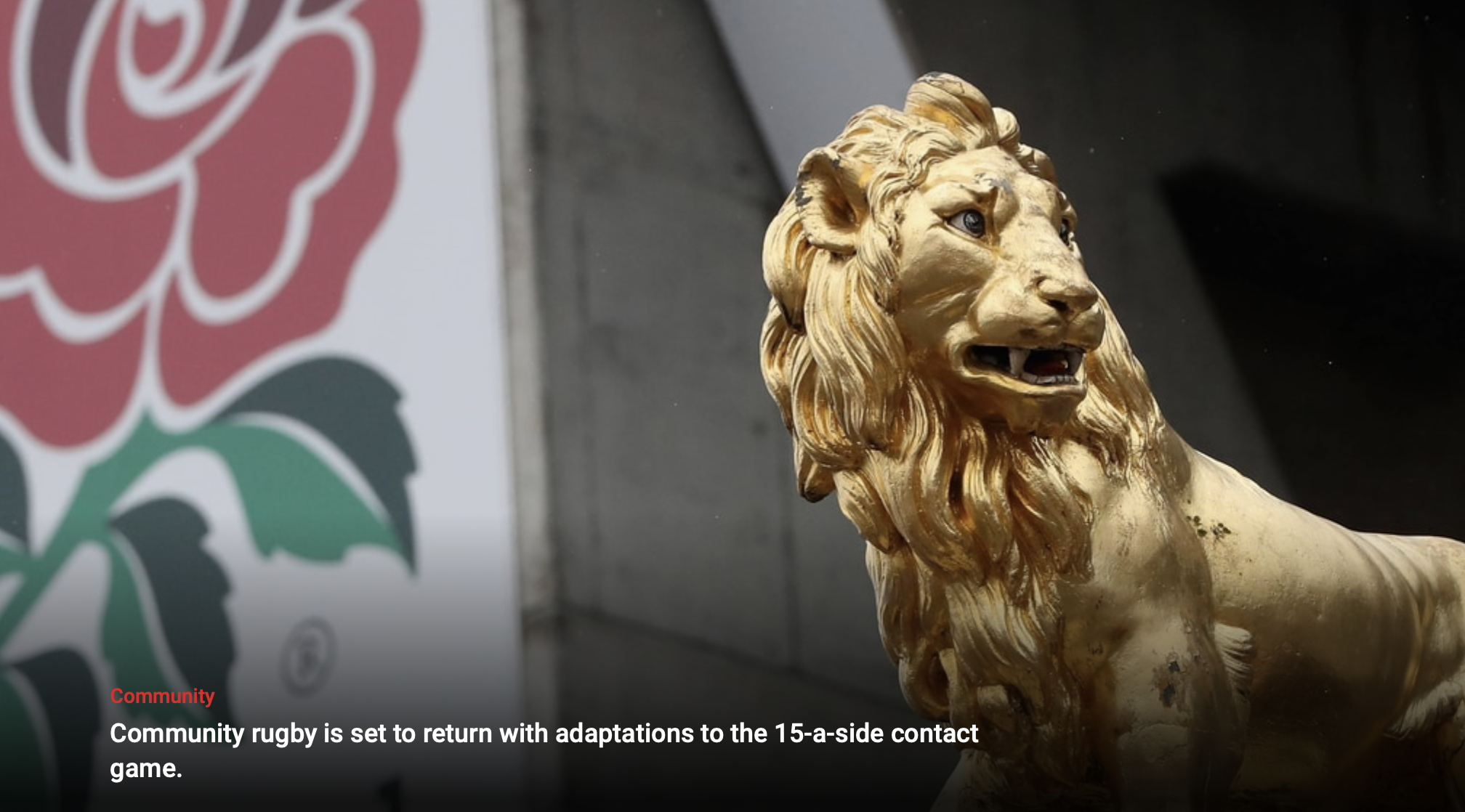 RFU update on return to Community Rugby