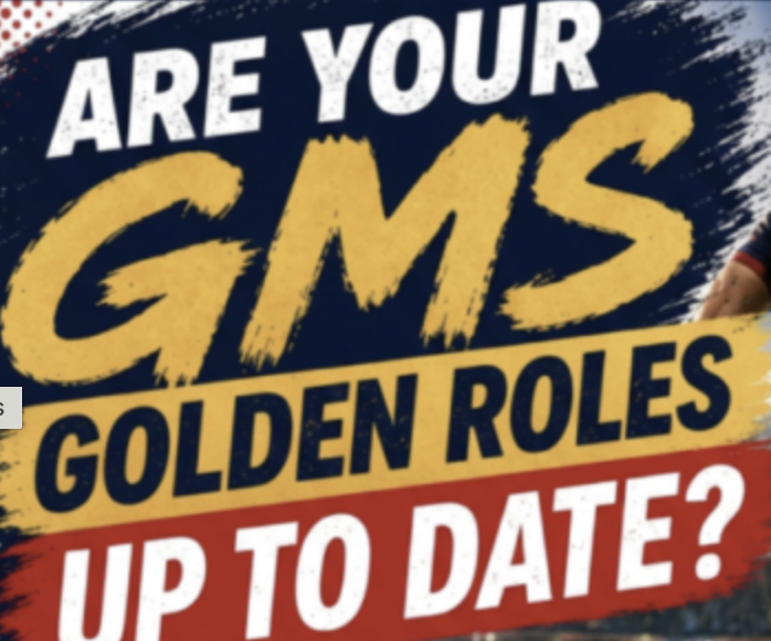 Are your GMS records up to date